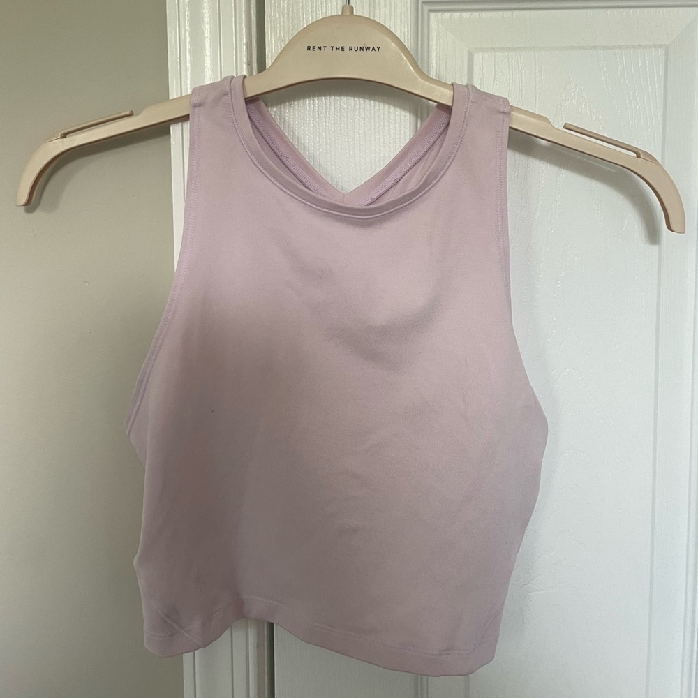 Athleta cross back cropped top
